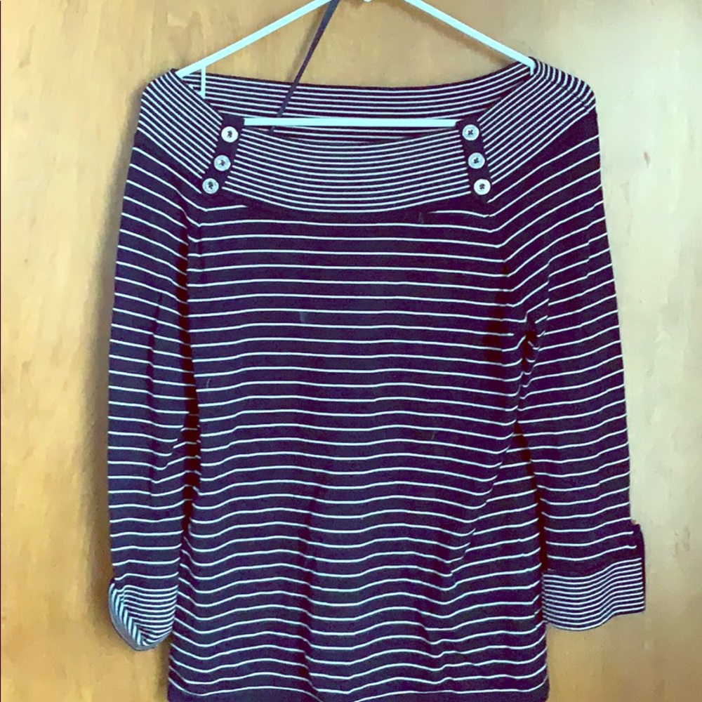 Jones New York boat blouse